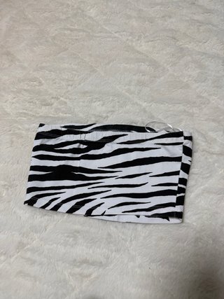 Top estampado de cebra Pull&Bear