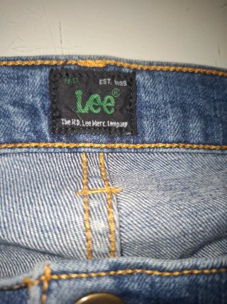 Vaqueros Lee Hombre Azul