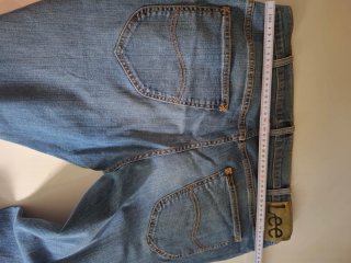 Vaqueros Lee Hombre Azul