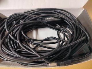 Cable Extensor USB 2.0 20m Macho-Hembra