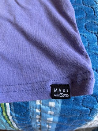 Camiseta sin mangas Maui and Sons morada Talla M