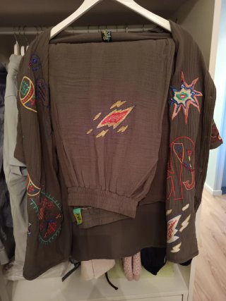 Conjunto 100% Algodón Bordado