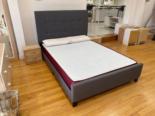 Cama Gris Tela Nueva