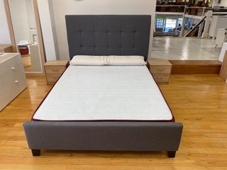 Cama Gris Tela Nueva