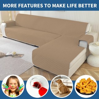 Fodera per divano impermeabile reversibile chaise longue
