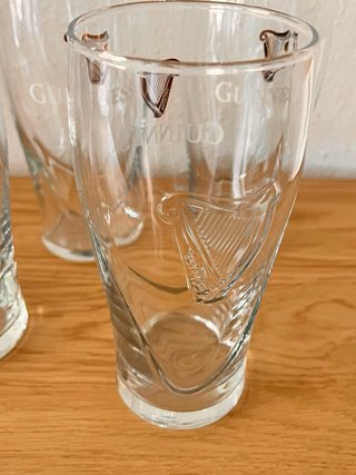4 Bicchieri Pinta Guinness Originali Nuovi