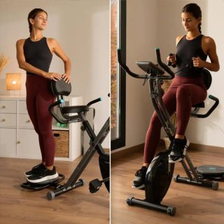 Bicicleta estática plegable DrumFit X-Bike 3000