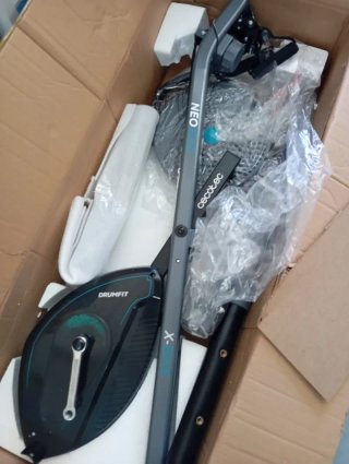 Bicicleta estática plegable DrumFit X-Bike 3000