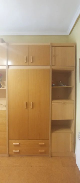 Mueble modular con cama abatible