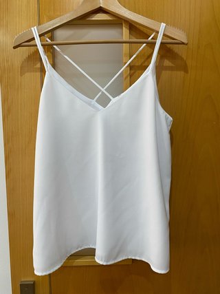 Top tirantes blanco talla M