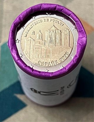 2€ ESPAÑA 🇪🇸 2026 MONASTERIO DE POBLET.