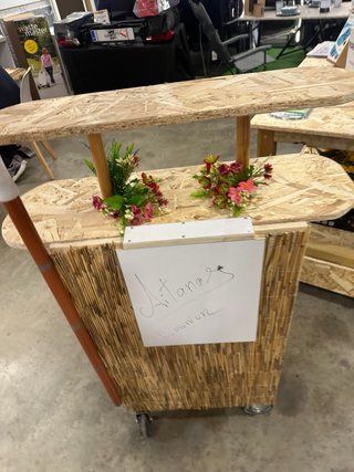 Mueble expositor para eventos