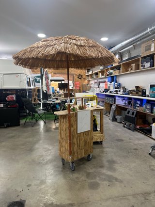 Mueble expositor para eventos