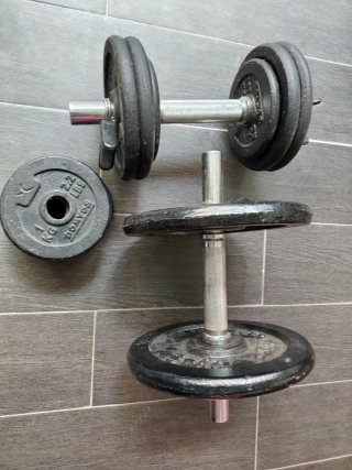 Discos y Mancuernas Ajustables