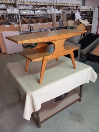 Mesa de centro de madera a medida
