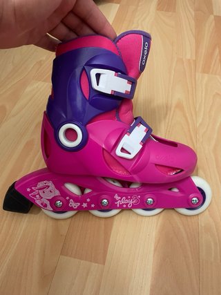 Patines en línea rosas y morados