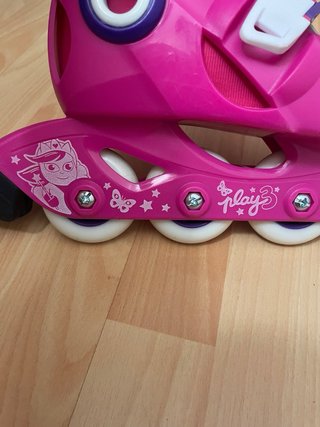 Patines en línea rosas y morados