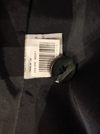 Cappotto lana uomo Mangano nero
