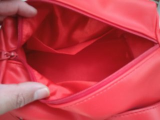 Bolso rojo mujer