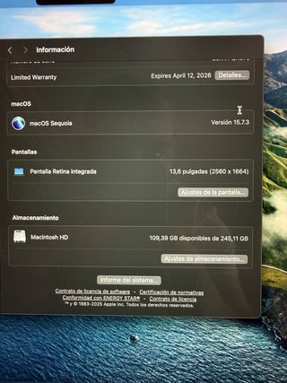 MacBook Air 2025 M4 13 pulgadas media noche