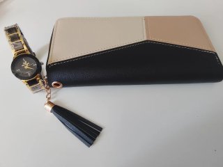 Relógio Orlando Dourado e Preto