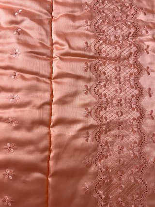 Colcha/Edredón Satinado Naranja/Rosa Años 90