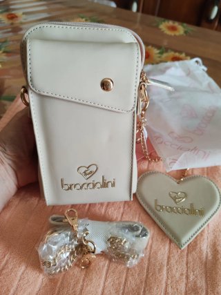 Portacellulare Braccialini Beige Oro