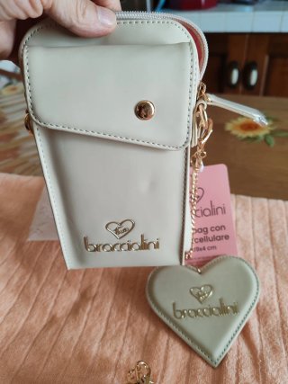 Portacellulare Braccialini Beige Oro
