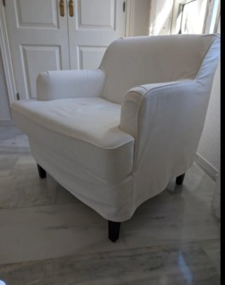 IKEA Rocksjon Sillón Blanco