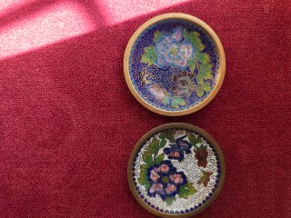 Coppette Cloisonné Set 2 Pezzi
