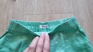 Pantaloncini Gaialuna verde acqua 2/3 anni