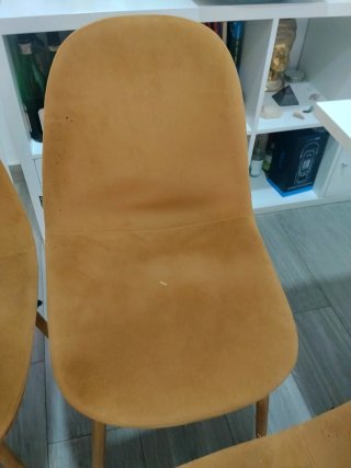 Juego 4 Sillas Terciopelo Teok
