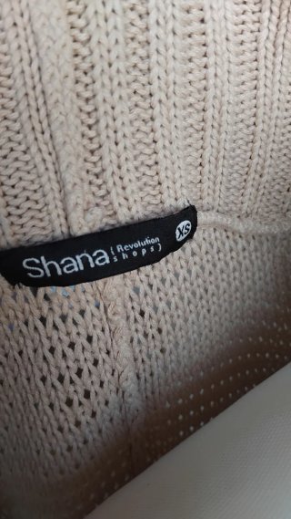 Cardigan in filo beige taglia unica