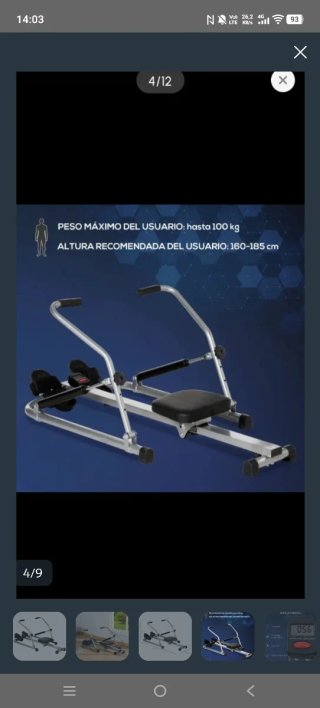 Máquina de Remo Hidráulica