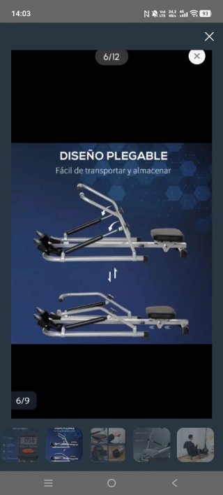 Máquina de Remo Hidráulica
