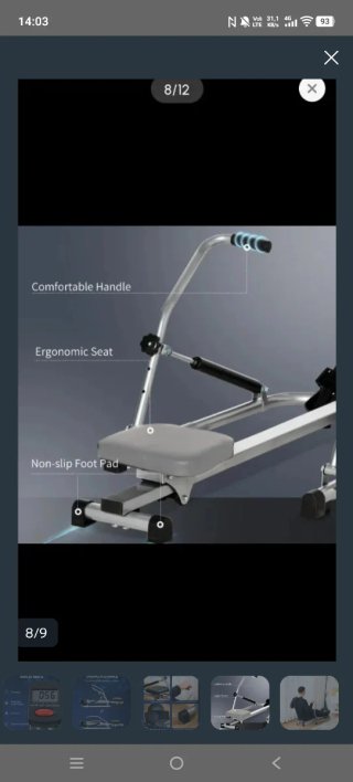 Máquina de Remo Hidráulica