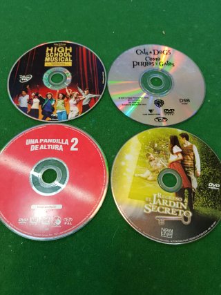 DVDs Familiares y Musicales (Varios Títulos)