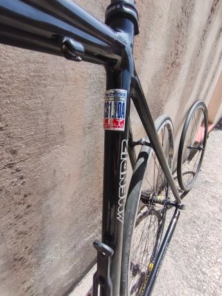 Cuadro Méndiz con ruedas y manillar