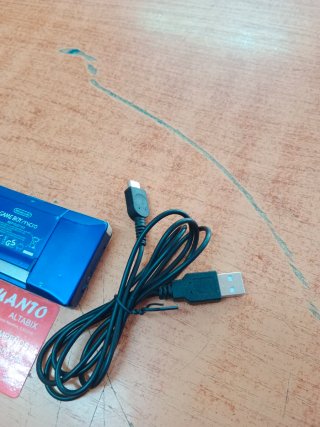 CONSOLA NINTENDO GAME BOY MICRO AZUL CON CABLE