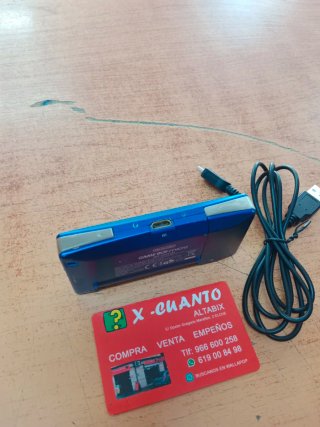 CONSOLA NINTENDO GAME BOY MICRO AZUL CON CABLE