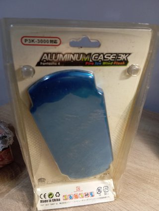Carcasa PSP 3000 Aluminio Fantastic 4 Azul
