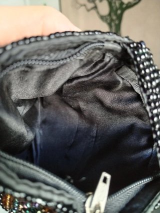 Bolso bandolera mostacilla étnico fiestas, bodas