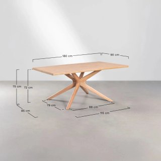 Mesa comedor madera Sklum