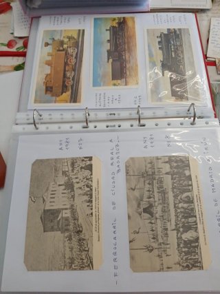 40 Postales de Trenes Locomotora Antigua