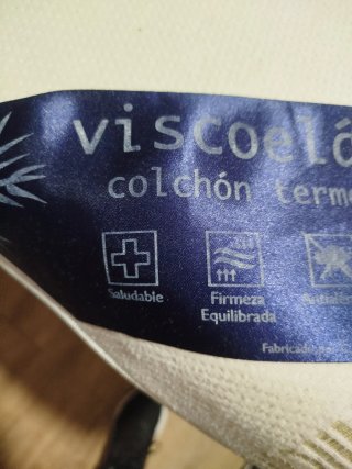 Colchón viscoelástico Aloe Vera 90cm