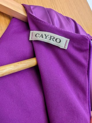 Vestido morado de fiesta