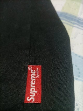 Camiseta Supreme Talla S Negra