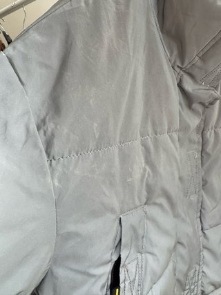 Anorak gris plateado
