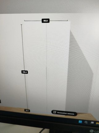 Armario PAX Ikea Blanco de dos puertas como nuevo