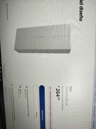 Armario PAX Ikea Blanco de dos puertas como nuevo
